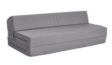 Home Double Fabric Chairbed - Flint Grey