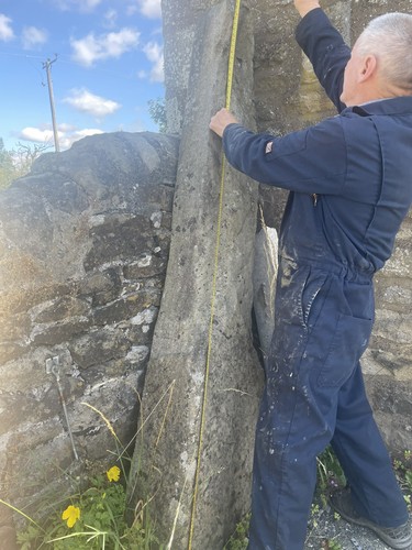 Original york stone gatepost - york,