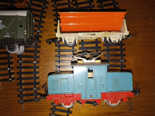 Vintage retro piko train set - vintage,