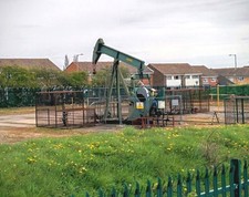 Photo 6x4 Nodding Donkey Oil/Gas Extraction Gainsborough/SK8189 BP oil/ c2016