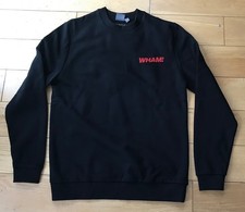 WHAM LAST CHRISTMAS BLACK SAMPLE SWEATSHIRT M NEW