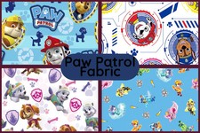 Cotton Fabric Paw Patrol Dog