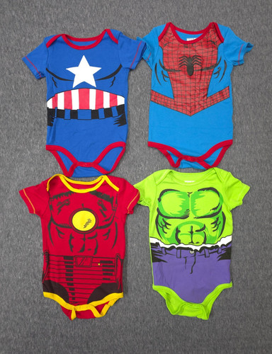 Marvel baby 18m bodysuit lot - marvel,