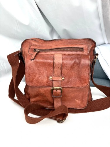 Fatface leather bag