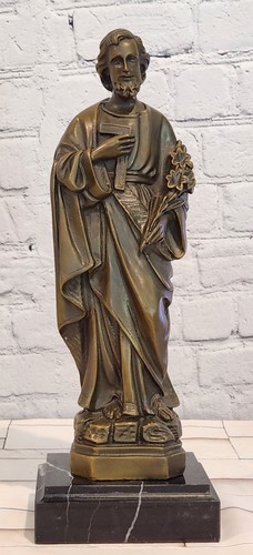 Bronze catholic saint joseph - bronze,