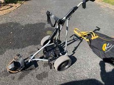 Powakaddy Compact Titanium Golf Trolley and Battery