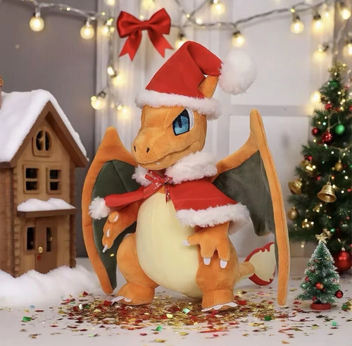 Pokémon charizard santa - pokémon,