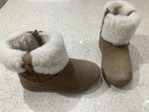 Ugg kids sheepskin boots brown - kids,
