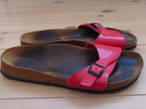 Patent red birkenstock birki - patent, birki's