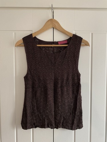 Richards ladies brown - ladies, crochet