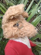 Vintage Hunting Snooty Fox CMS Bear Monacle Red Jacket like Casa Roma Repairs