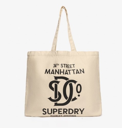 Superdry tote bag natural - superdry,
