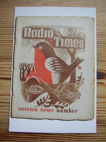 New postcard vtg radio times - new,