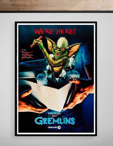 Gremlins 1984 poster giclée - gremlins,