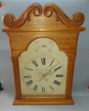 1994 Duncan Hunter Danbury  Wooden `Pine Time` Wall Clock  -Large 21.5" x 14.5"