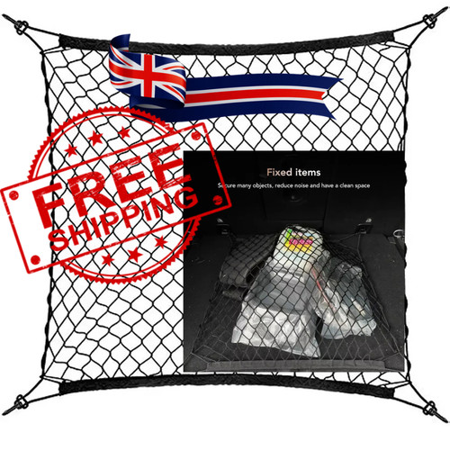 Car rear cargo net - rear, trunk