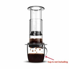 AeroPress Clear Coffee Press , 3 In 1 Brew Method Combines French Press Travel