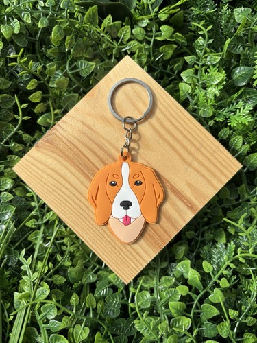 Beagle pvc keyring gift - pvc,