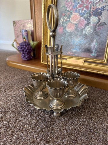 Antique victorian epns egg - epns,