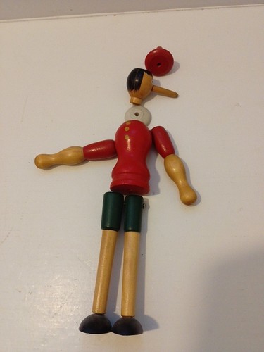 Vintage wooden pinocchio - wooden,