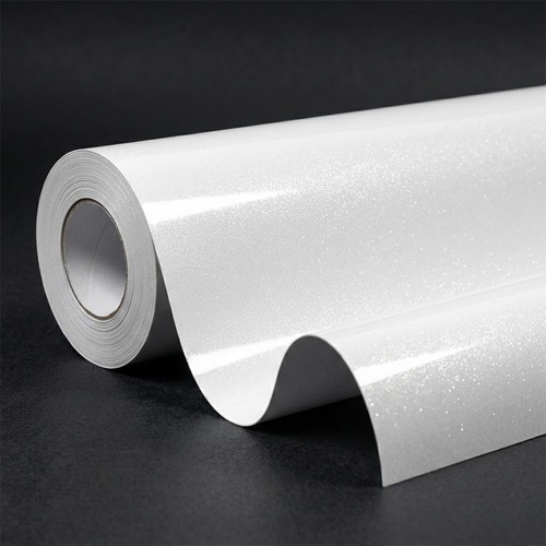 Pearl white gloss metallic - white,