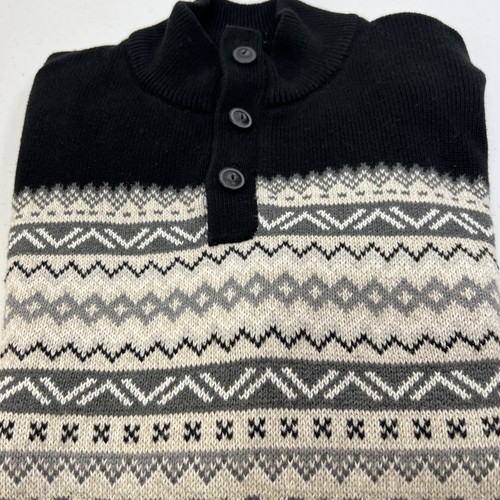 Chaps black gray preppy - black, &