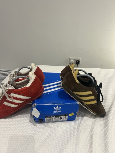 Two pairs adidas sl76 - two,