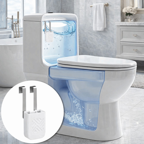 Toilet tank cleaner holder - toilet,