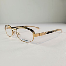 Ralph Lauren  256 Eyeglasses Gold Brown Grey 48-17-135 Designer Frames NEW