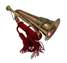 Copper & Brass Bugle with Silk