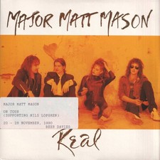 Major Matt Mason Real 7" vinyl UK Rca 1990 with no a-side label, pic sleeve has
