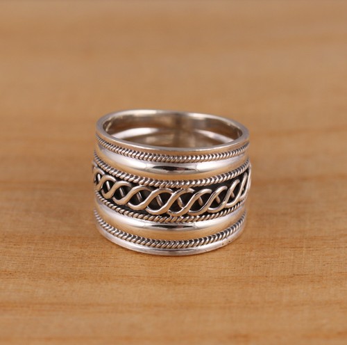 925 sterling silver boho - silver, bali