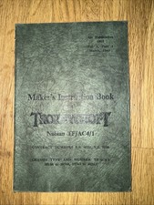 Makers Instruction Book For Thornycroft Nubian Vol1 Part1 March 1943