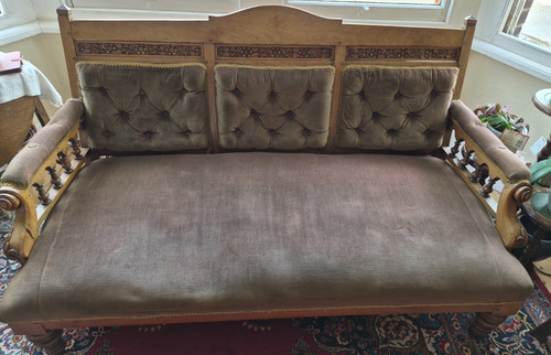 Highly carved antique x - carved, 3