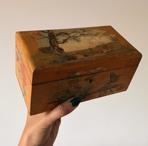 Antique hand painted - hand,