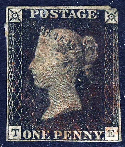 Penny black 1840 - gb, qv