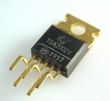 Motorola TDA 2002V 8 Watt Audio Power Amplifier Gold Plated OMB2-20
