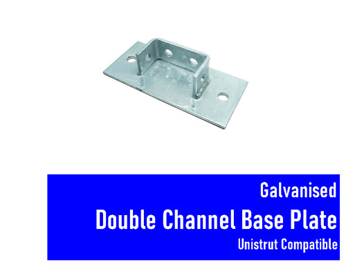 Galvanised double back - double,