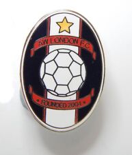 Aw London Football Club Enamel Badge  Non League Football Clubs 