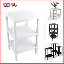 2,3,6 Tier Side End Table Nightstand Coffee Tables Storage Bedside Narrow Space