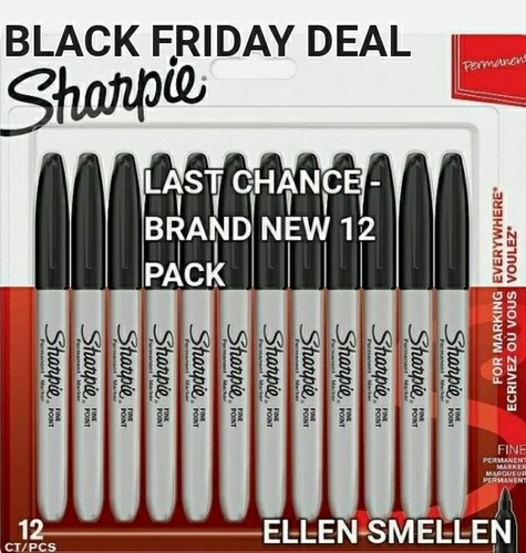 Black sharpie fine point tip - fine,