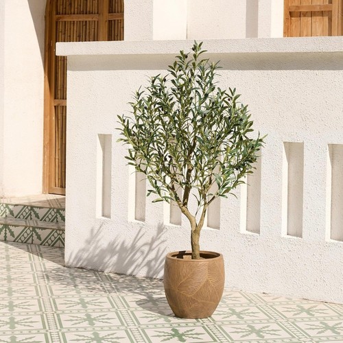 Artificial olive tree black - artificial,