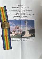 Victory - East Yorkshire Regiment - 1st Day of the Somme casualty