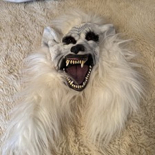 White Werewolf Halloween Mask