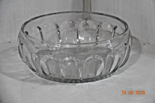 Round glass trifle - , bowl