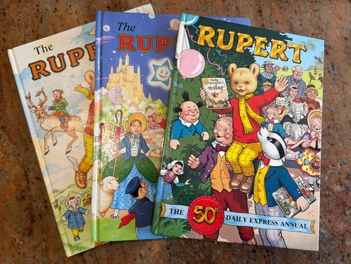 Rupert bear annuals 1985 - bear, x3
