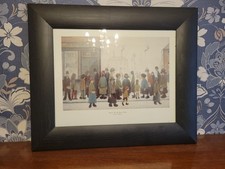 L.S. Lowry 'Waiting for the