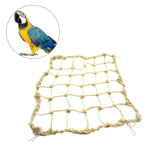 Hanging parrot toy rope perch - toy,