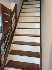 Solid Wood Oak Timber Stair