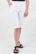 Women Ladies Italian Stretch Plain Magic Comfy Lagenlook Shorts Hot Pants 8-22